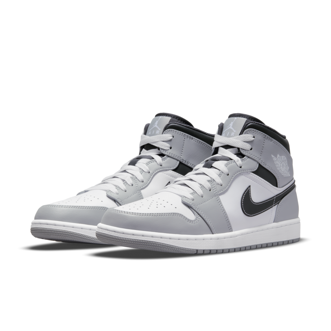 Air Jordan 1 Mid Light Smoke Grey Anthracite - foto 2