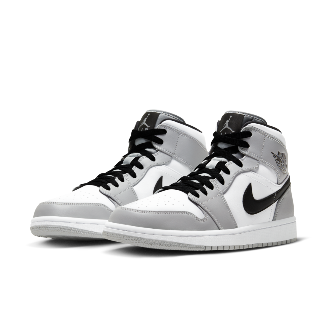 Air Jordan 1 Mid Light Smoke Grey - foto 2