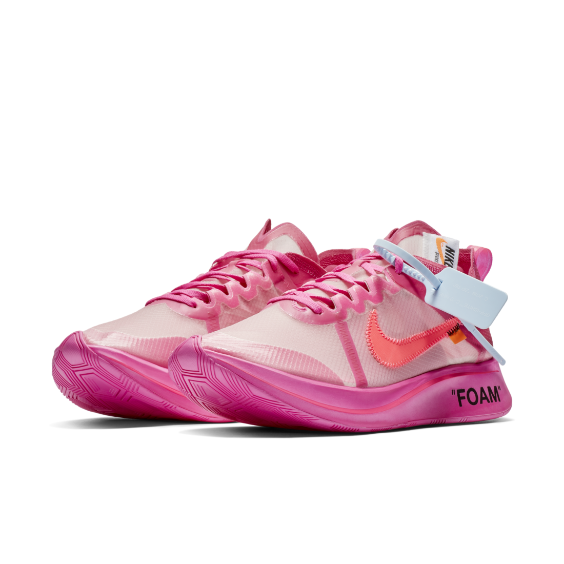 Nike Zoom Fly Off-White Pink - foto 2