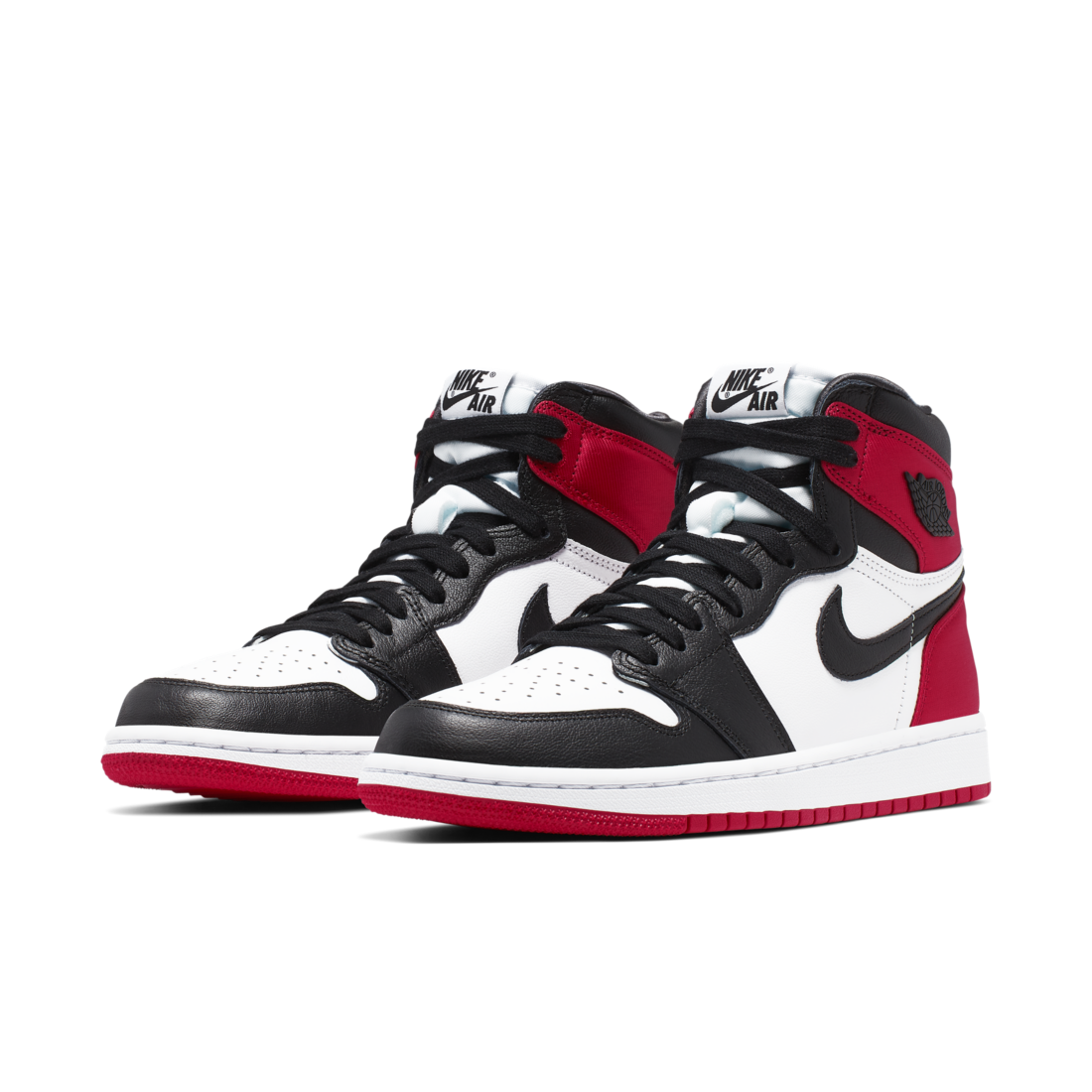 Jordan 1 Retro High Satin Black Toe - foto 2