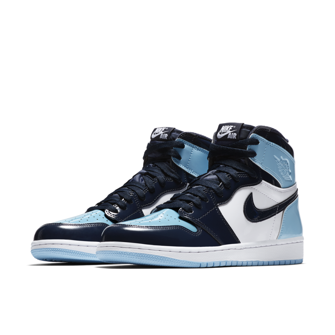 Air Jordan 1 Retro High UNC Patent - foto 2