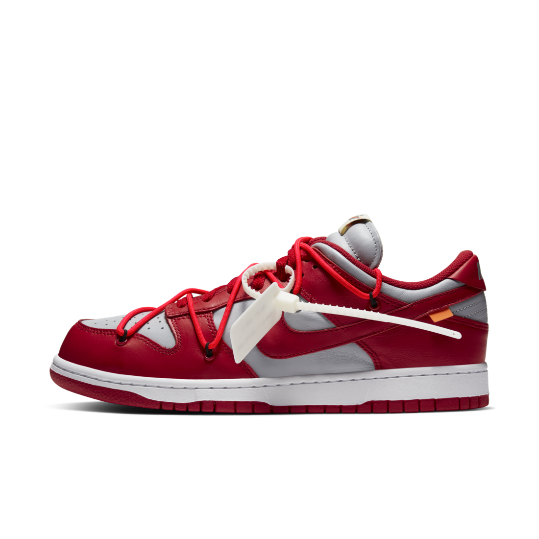 Nike Dunk Low Off-White University Red - foto 1