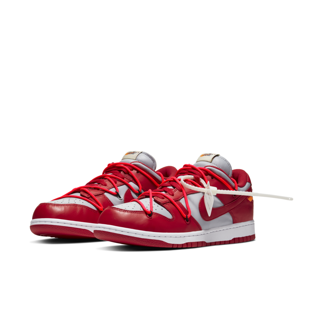 Nike Dunk Low Off-White University Red - foto 2