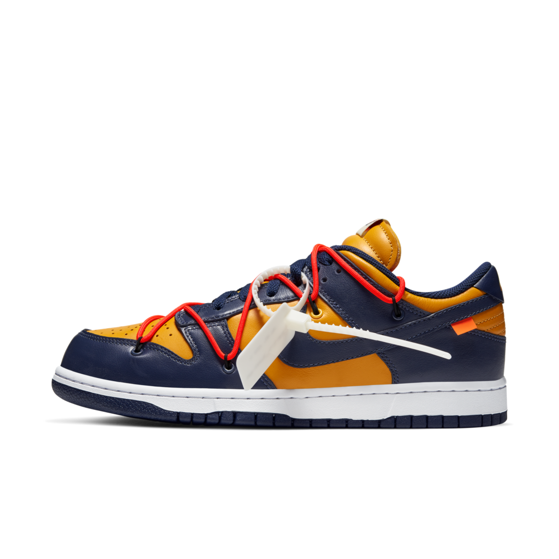 Nike Dunk Low Off-White University Gold Michigan - foto 1