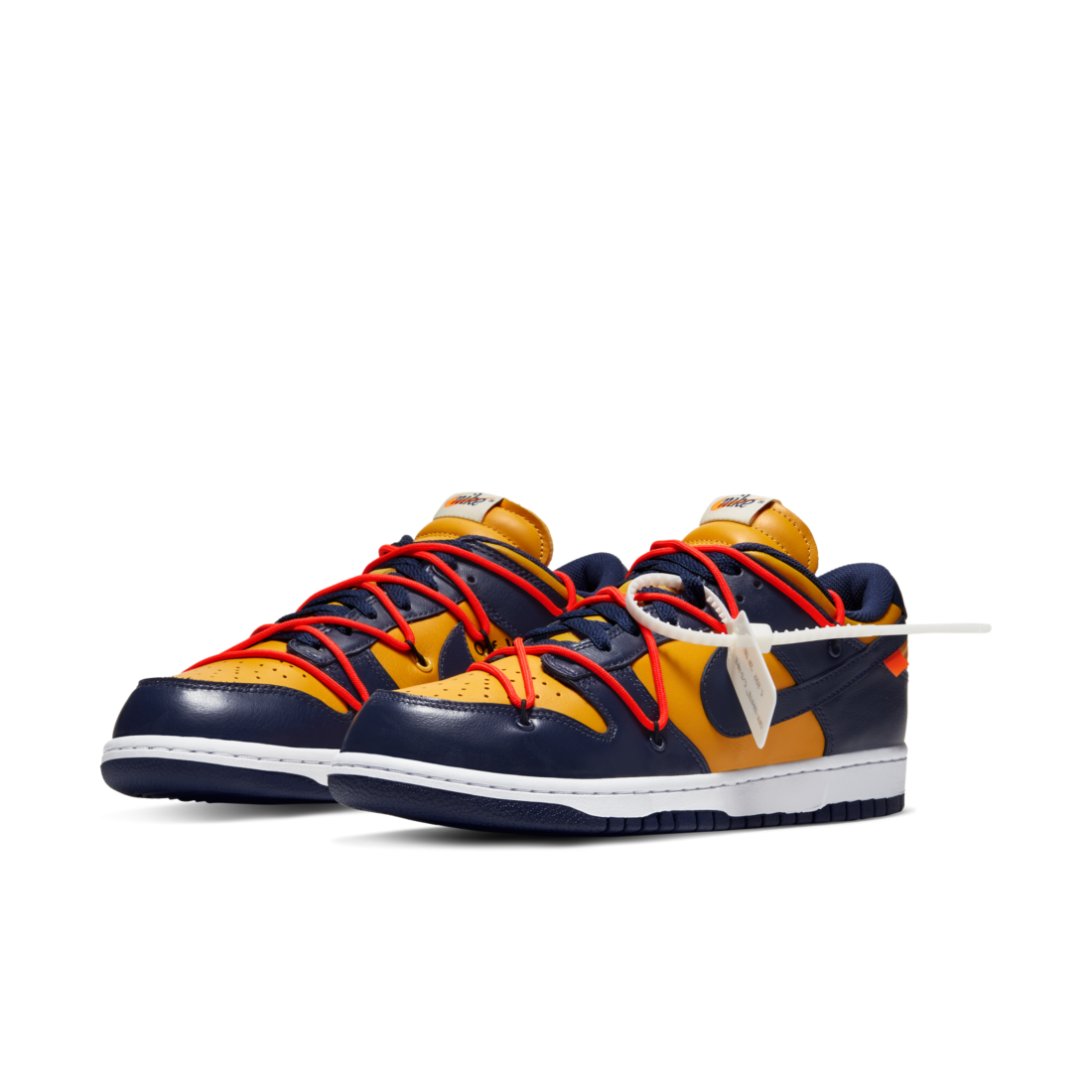 Nike Dunk Low Off-White University Gold Michigan - foto 2