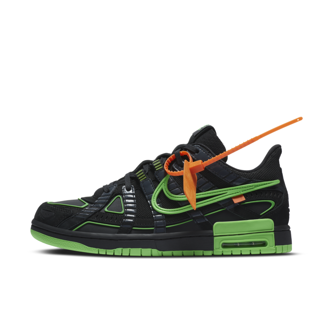 Nike Air Rubber Dunk Off-White Green Strike - foto 1