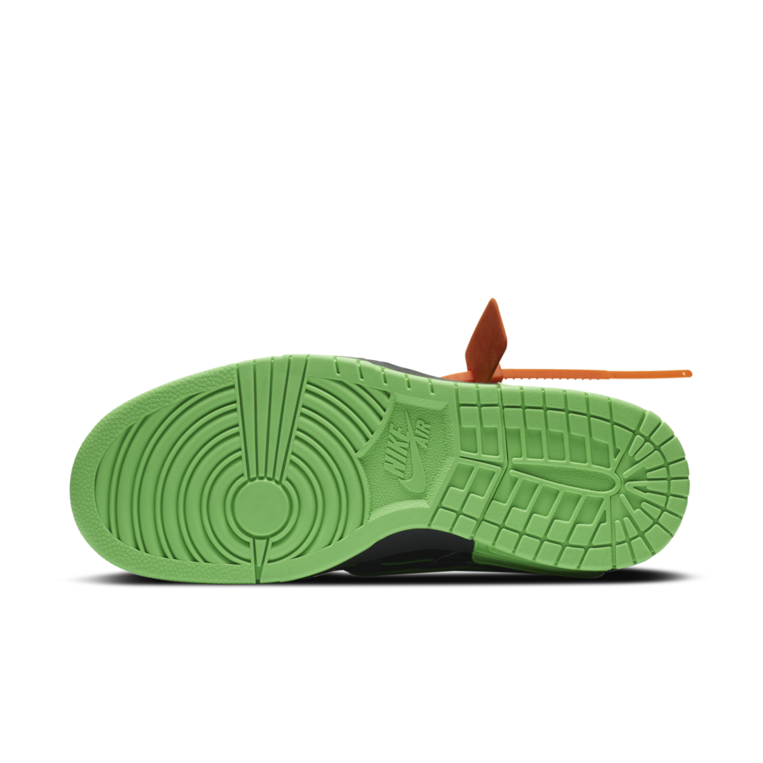 Nike Air Rubber Dunk Off-White Green Strike - foto 3