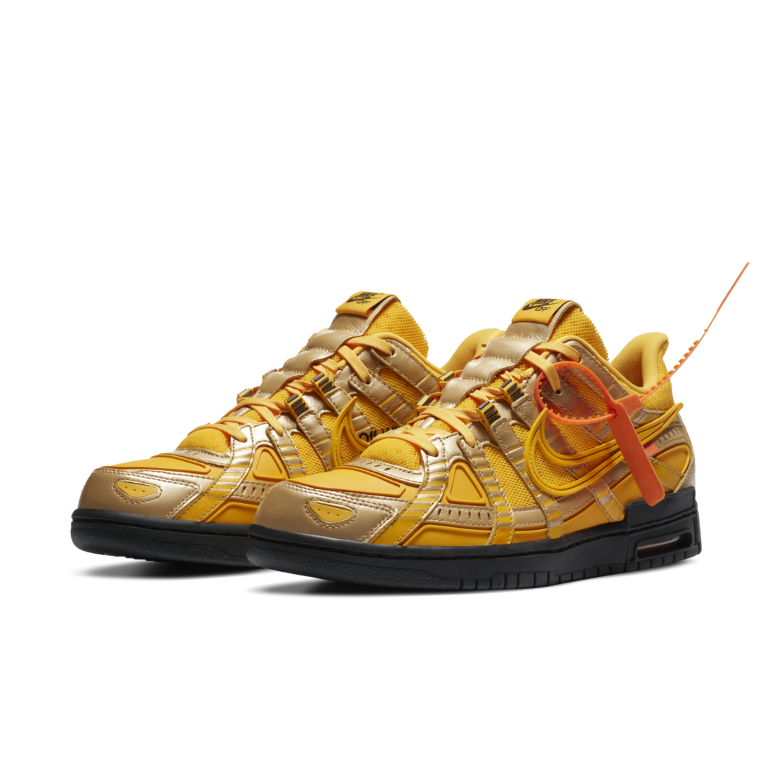 Nike Air Rubber Dunk Off-White University Gold - foto 2