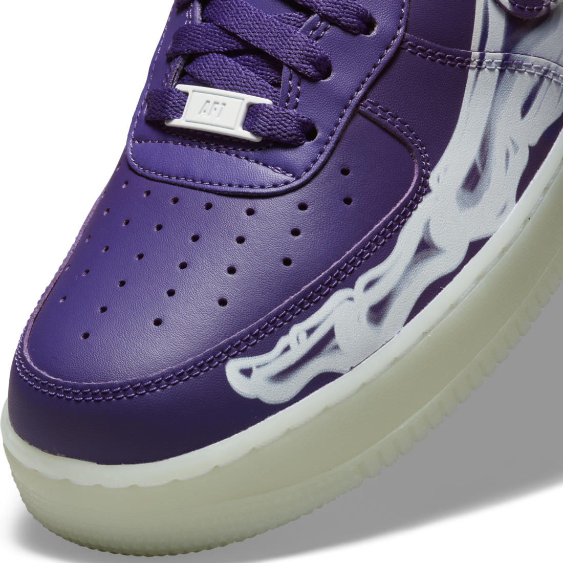 Nike Air Force 1 Low '07 QS Purple Skeleton Halloween (2021)