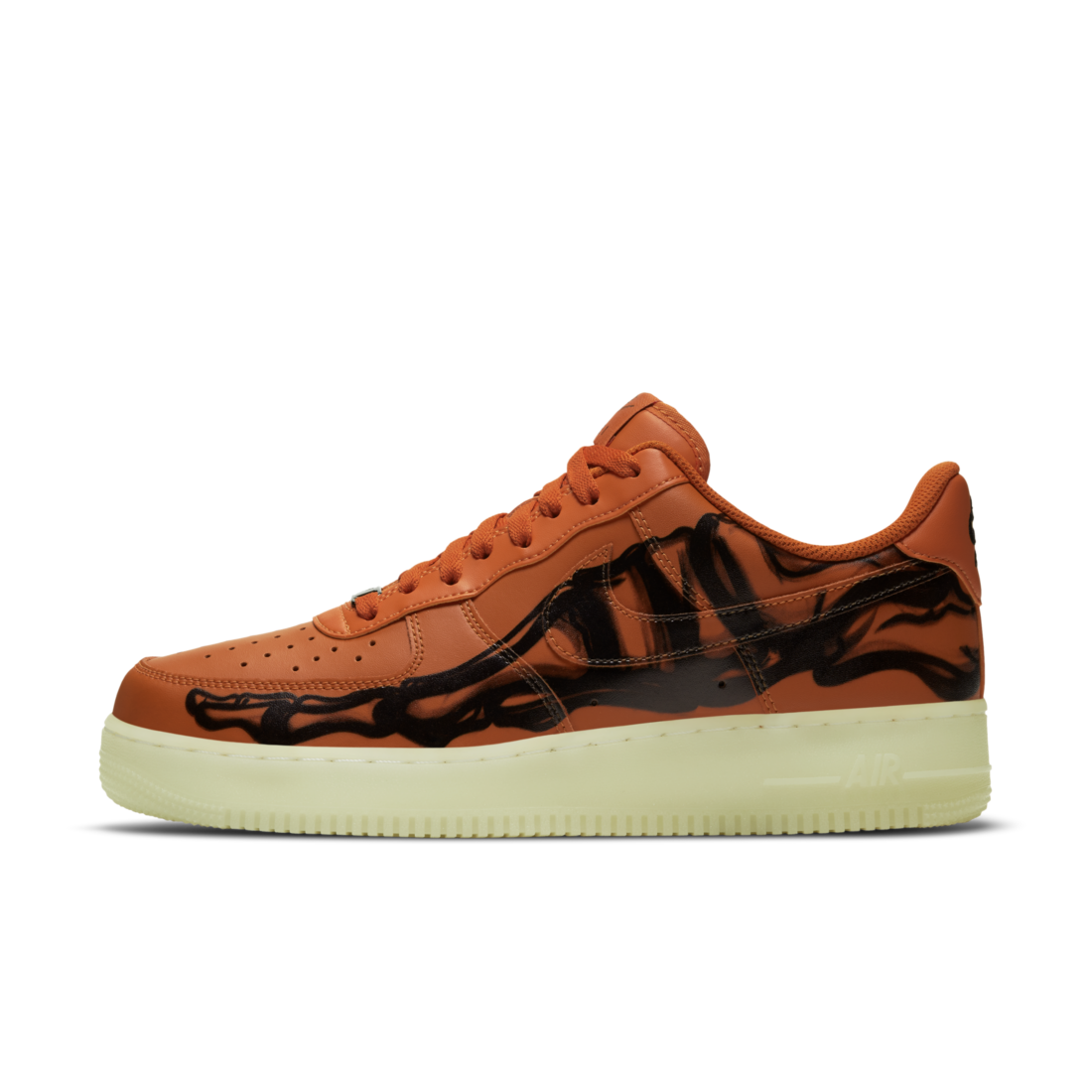 Nike Air Force 1 Low Orange Skeleton Halloween (2020) - foto 1