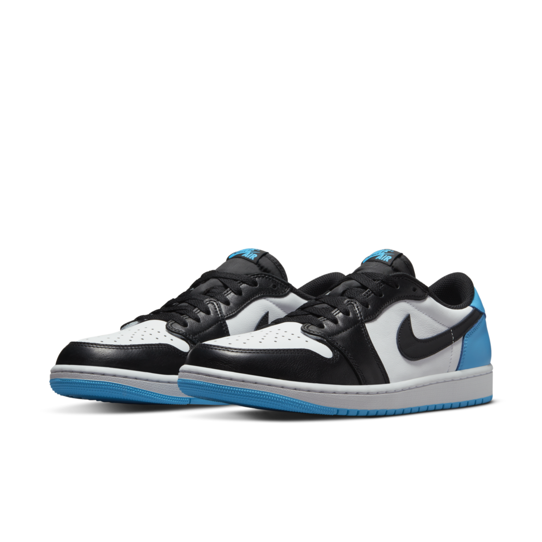Air Jordan 1 Retro Low OG Black Dark Powder Blue - foto 2