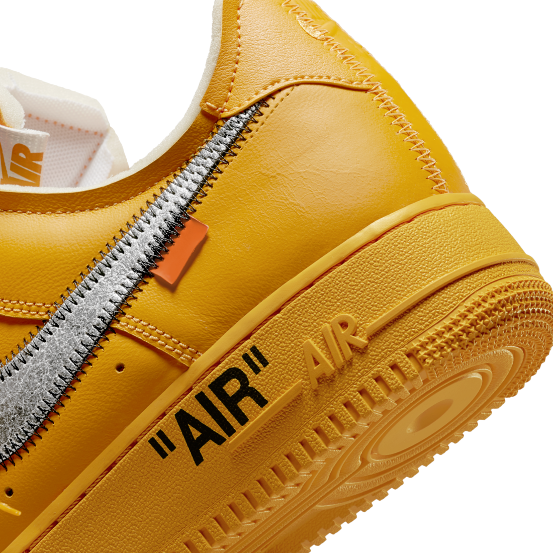 Nike Air Force 1 Low Off-White ICA University Gold