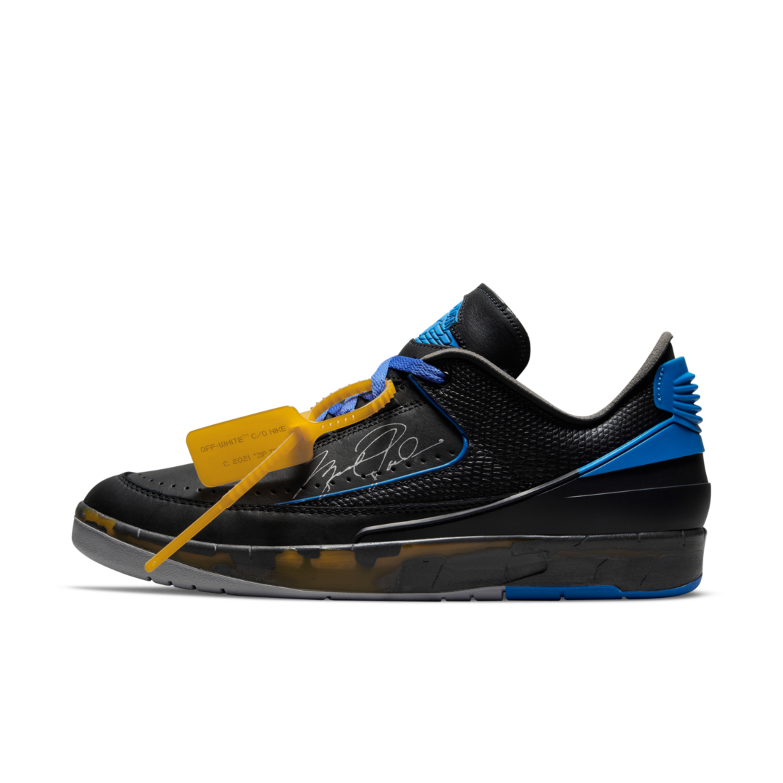 Jordan 2 Retro Low SP Off-White Black Blue - foto 1