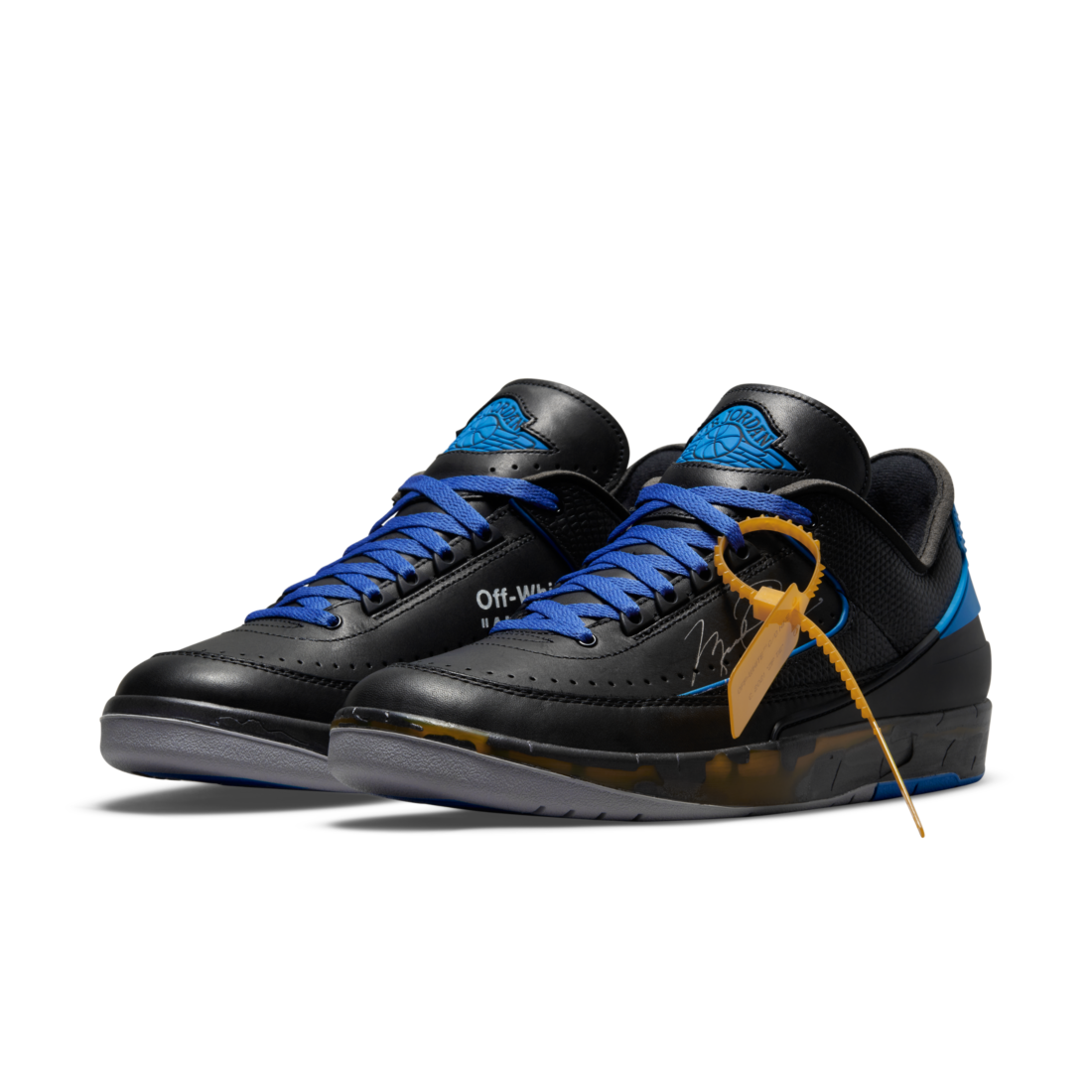 Jordan 2 Retro Low SP Off-White Black Blue - foto 2