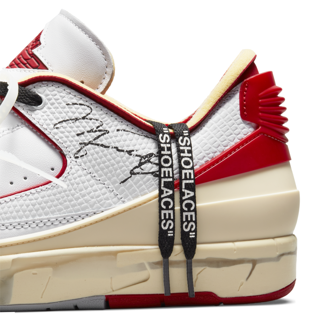 Jordan 2 Retro Low SP Off-White White Red