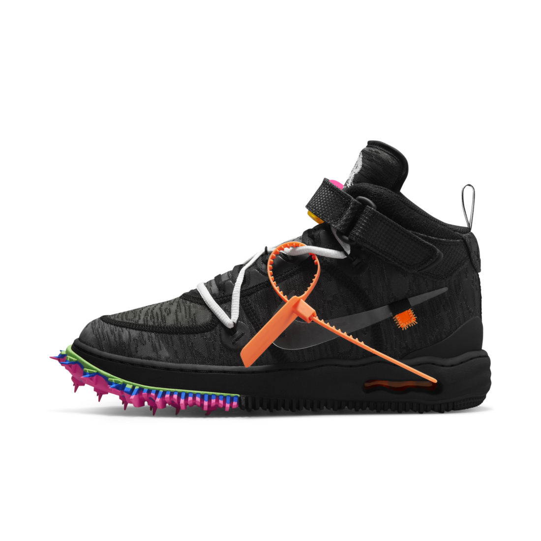 Nike Air Force 1 Mid Off-White Black - foto 1