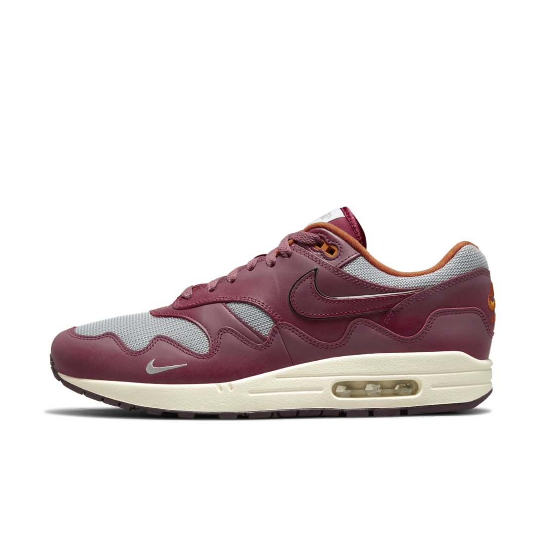 Nike Air Max 1 Patta Waves Rush Maroon (with Bracelet) - foto 1