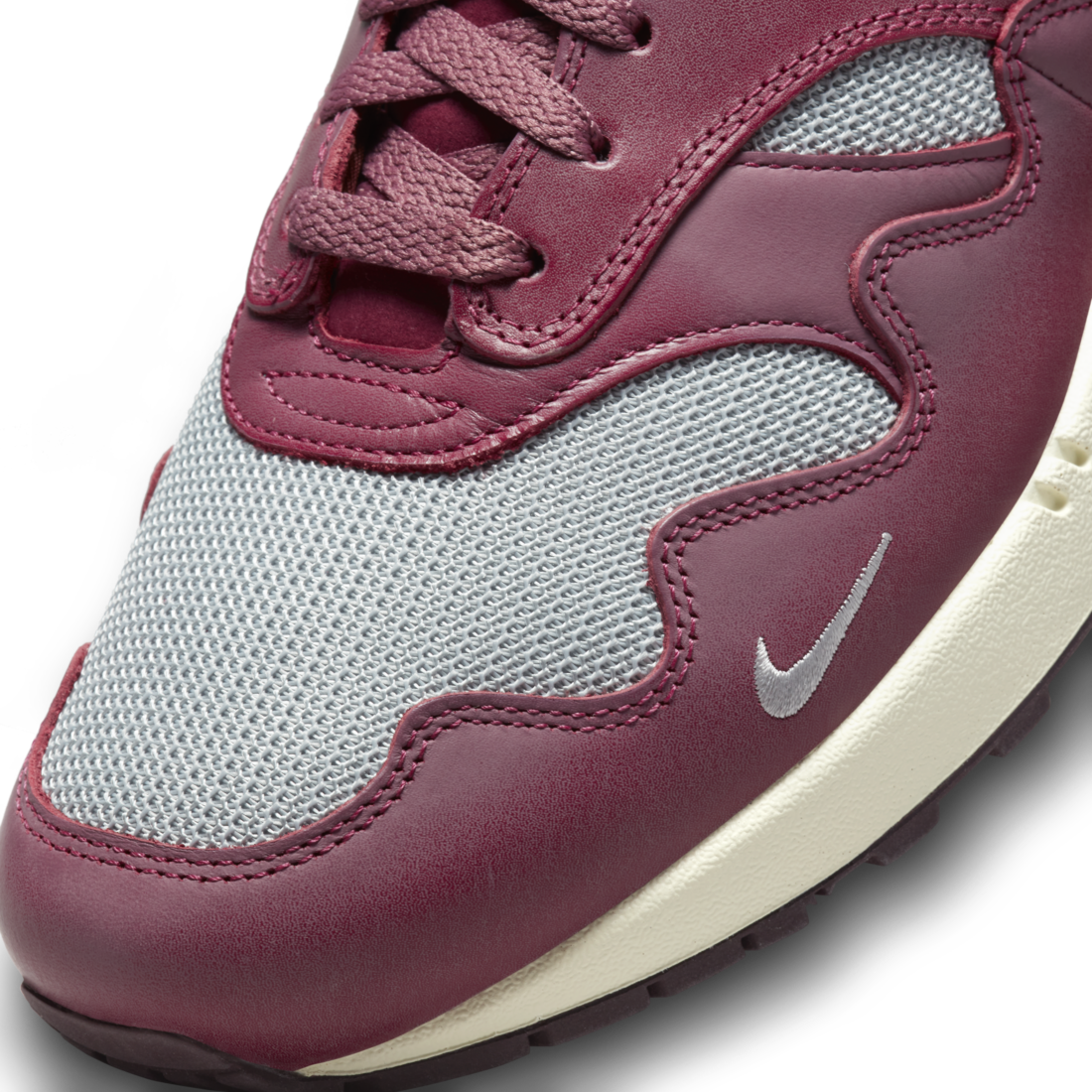 Nike Air Max 1 Patta Waves Rush Maroon (with Bracelet)