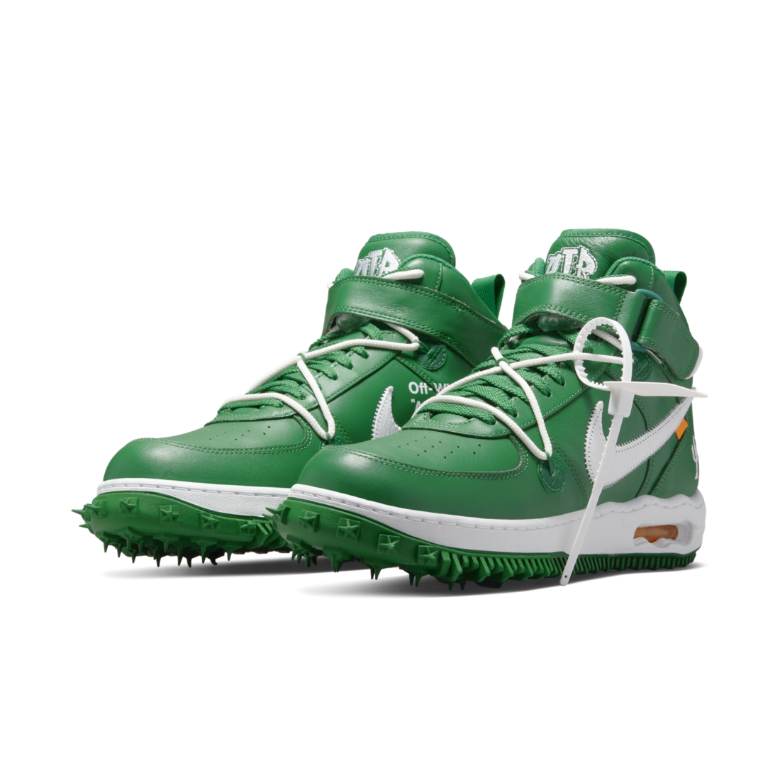Nike Air Force 1 Mid Off-White Pine Green - foto 2