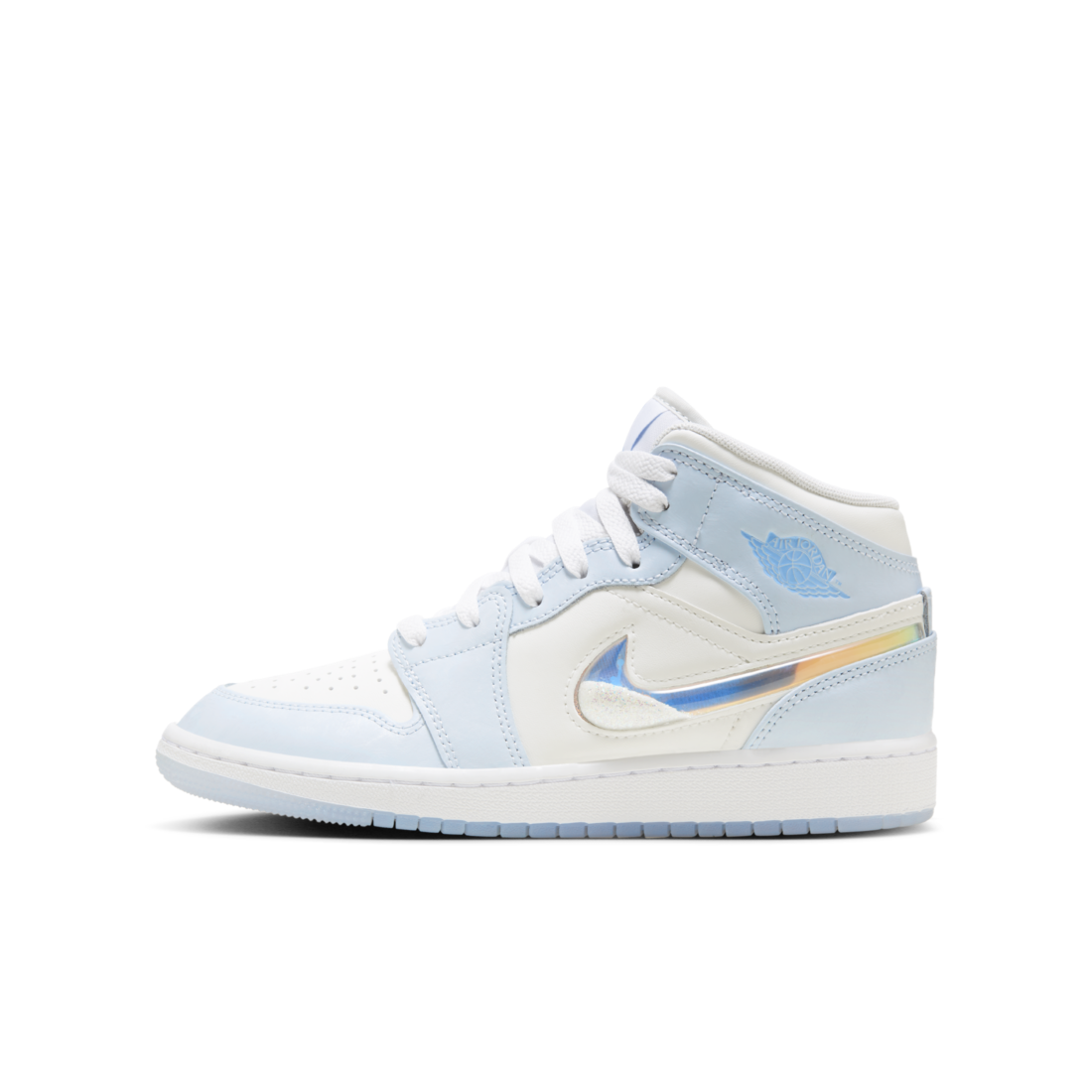 Air Jordan 1 Mid SE Glitter Swoosh GS - foto 1