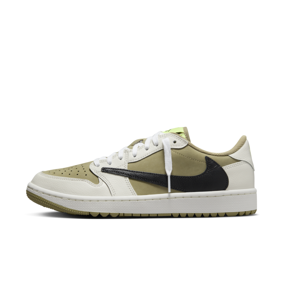 Air Jordan 1 Retro Low Golf Travis Scott Olive - foto 1
