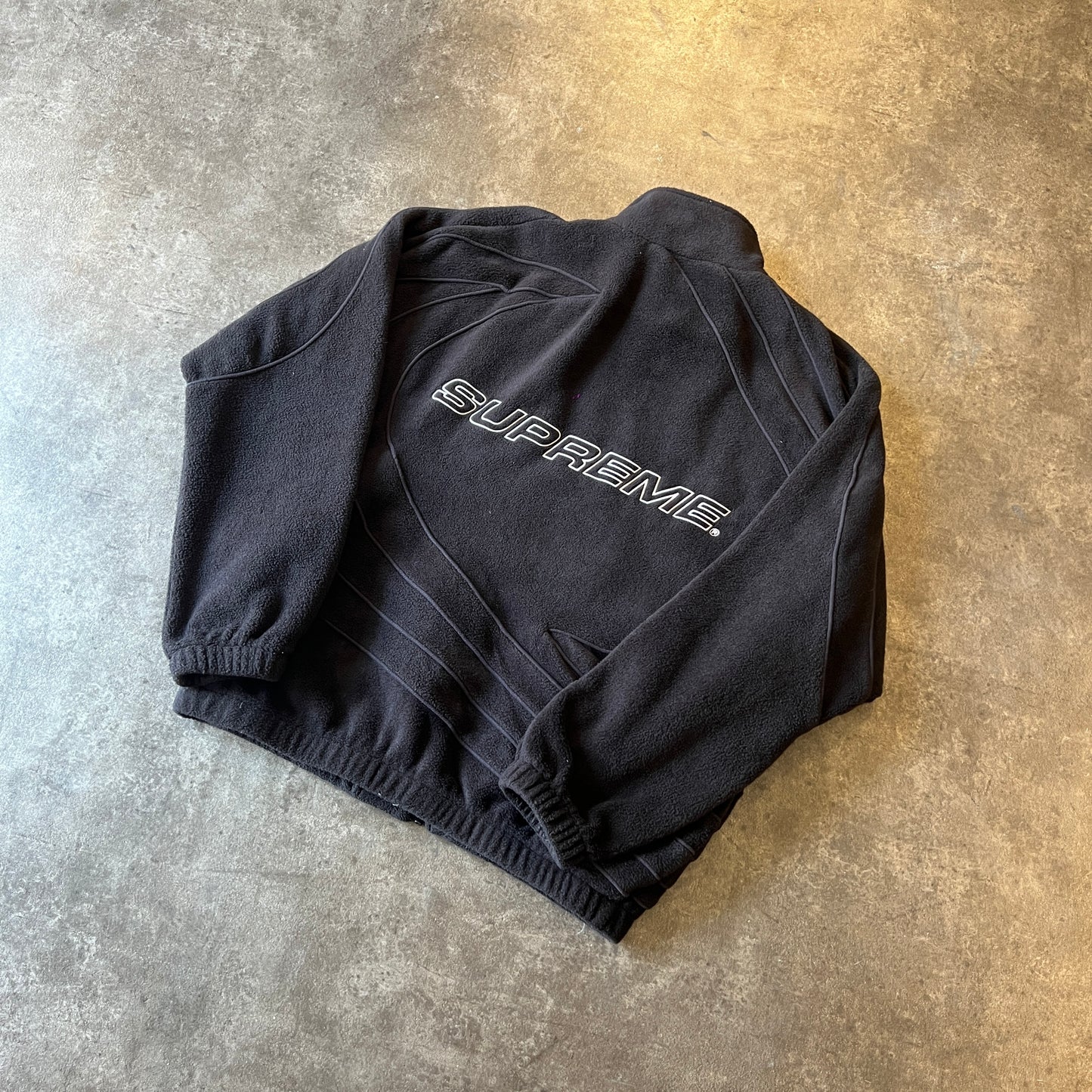 Supreme Racing Fleece Jacket Black Taglia M (Usato)