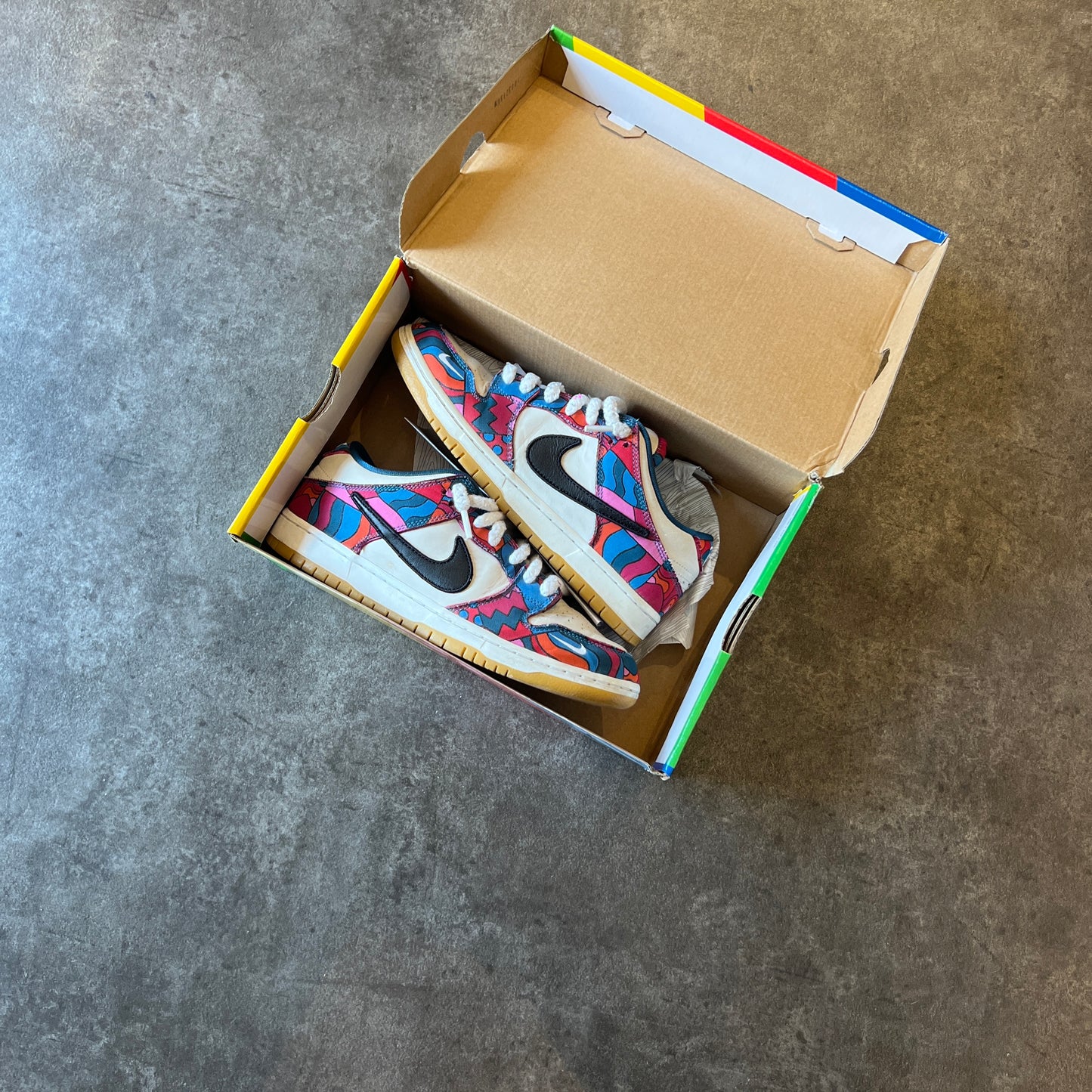 Nike SB Dunk Low Pro Parra Abstract Art (2021) Taglia 43 (Usato)