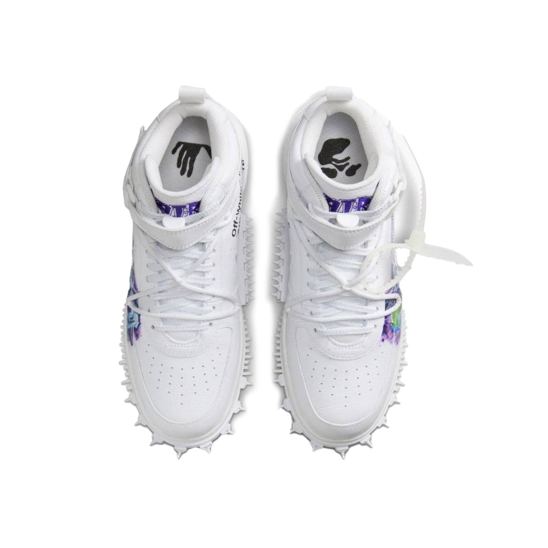 Nike Air Force 1 Mid Off-White Graffiti White - foto 3