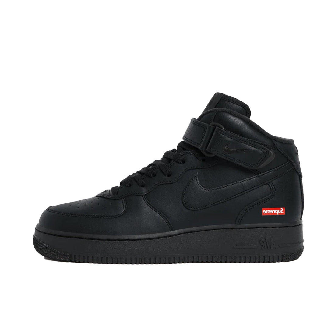 Nike Air Force 1 Mid Supreme Black - foto 1