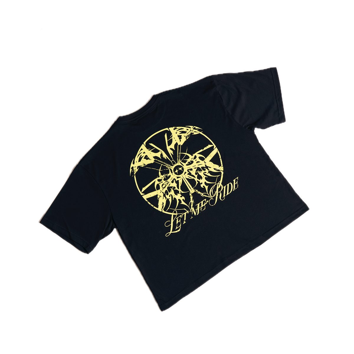 Armé Studios Let Me Ride Tee Black Yellow - foto 2