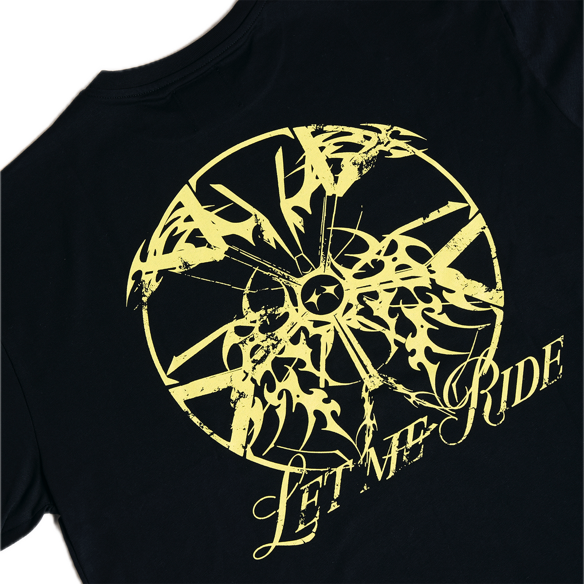 Armé Studios Let Me Ride Tee Black Yellow