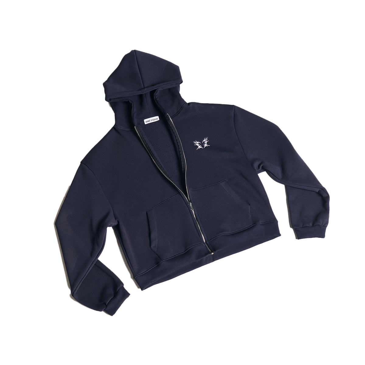 Armé Studios Stolen Heart Zip Hoodie Blue Navy - foto 1