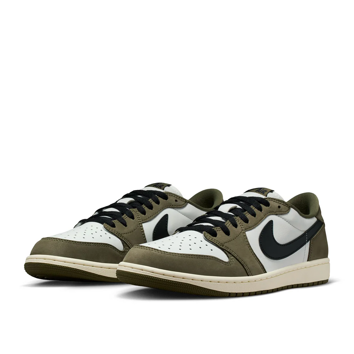 Jordan 1 Retro Low Medium Olive Summit White Sail Black - foto 2