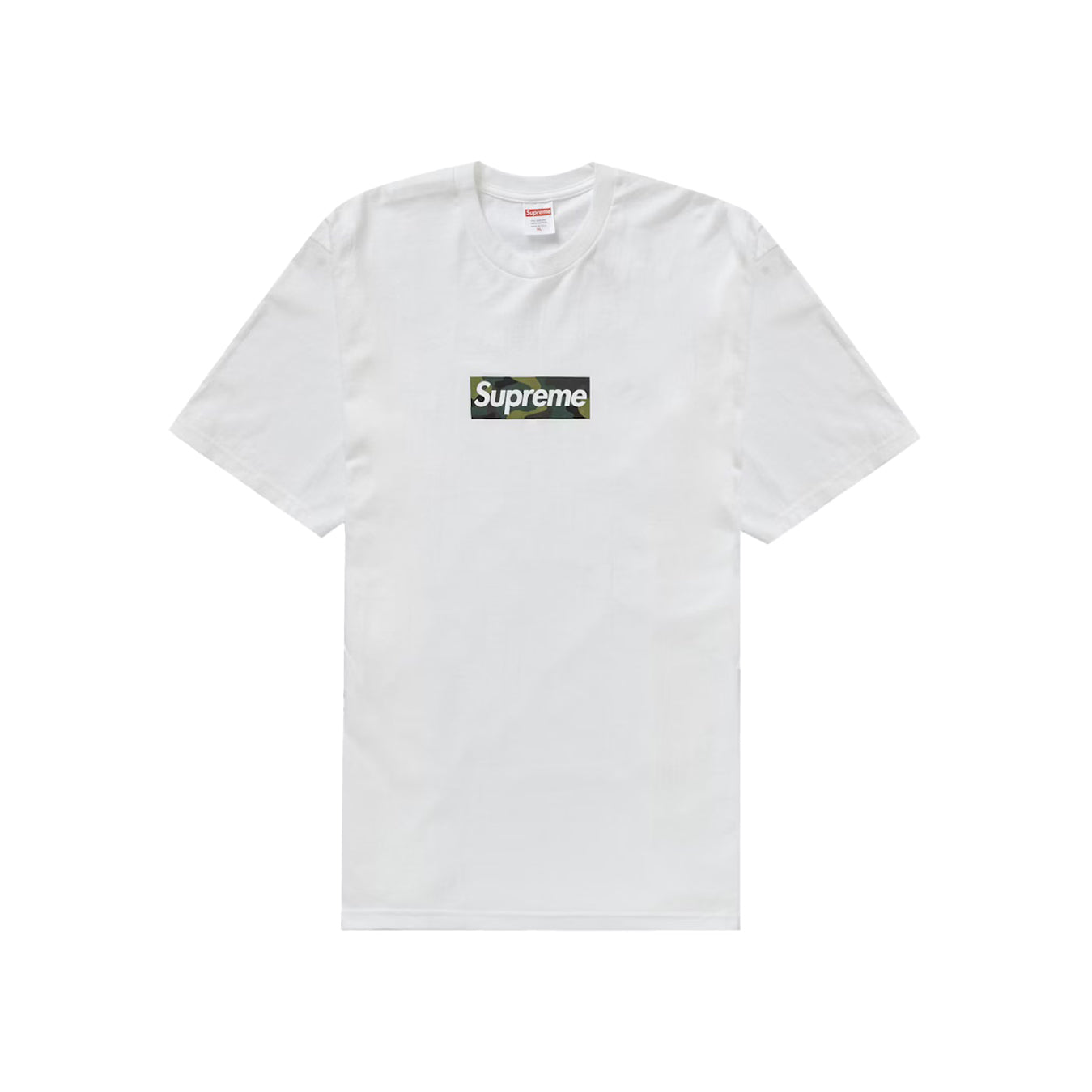 Supreme Box Logo T-Shirt Camo FW23 White