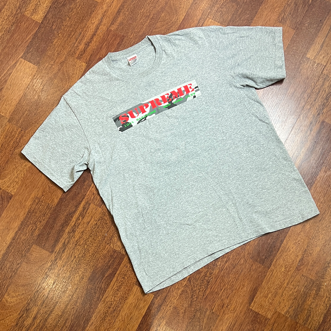 Supreme Hardcore Tee Heather Grey Taglia M (Usata)