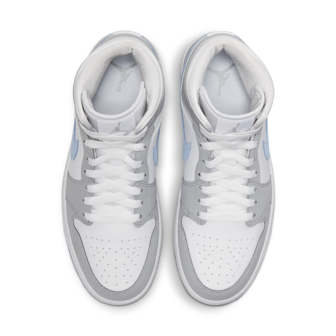 Air Jordan 1 Mid Wolf Gray Aluminum (Women's)