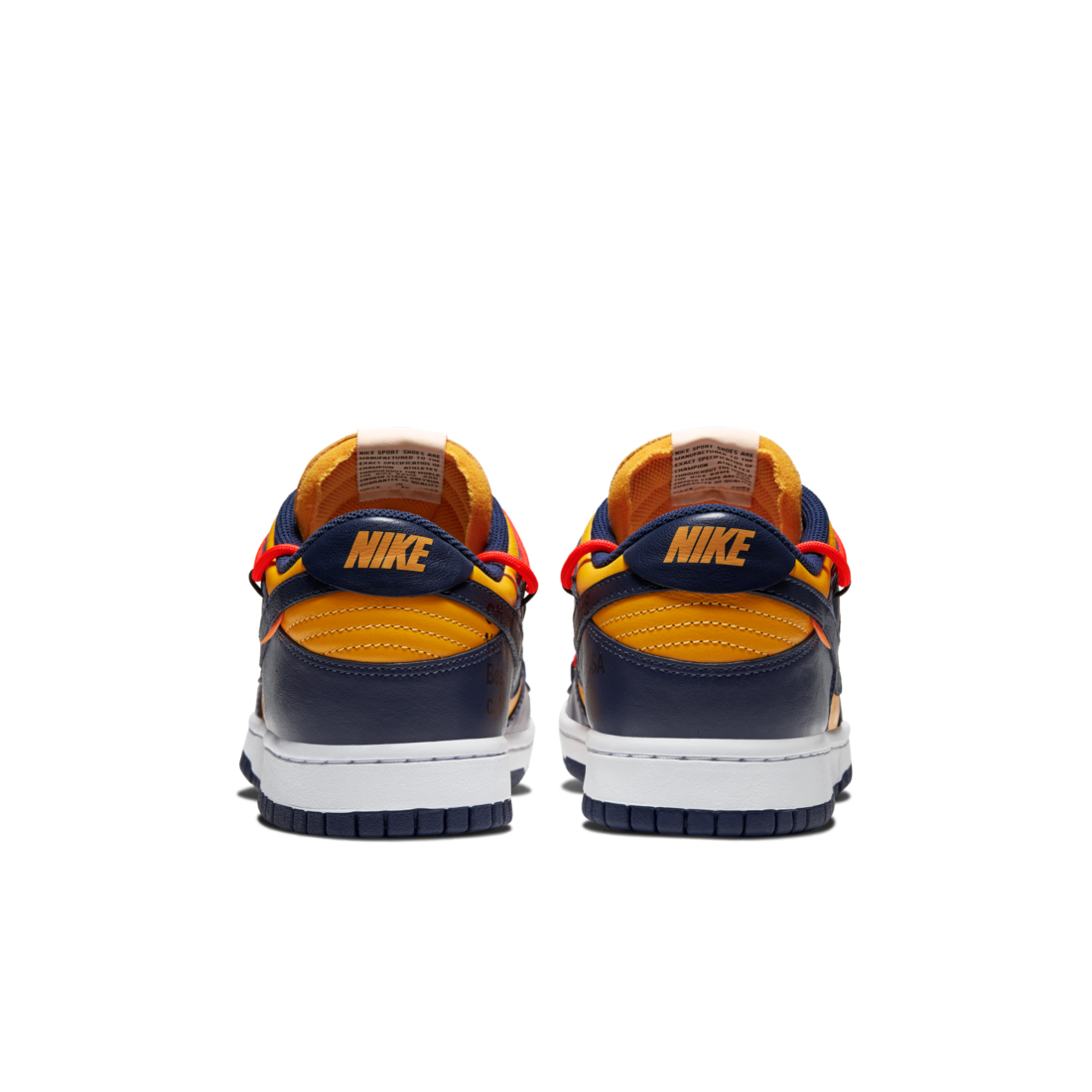 Nike Dunk Low Off-White University Gold Michigan
