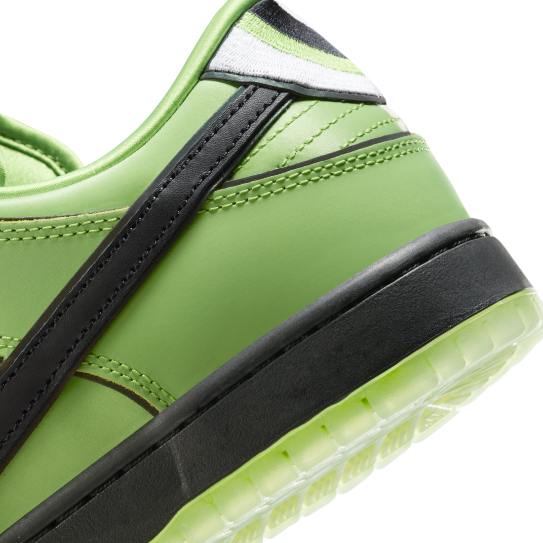 Nike SB Dunk Low Powerpuff Girl Buttercup Green