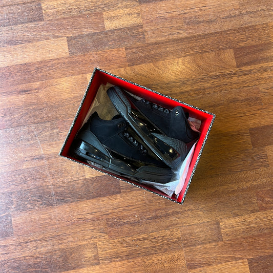 Jordan 3 Retro Black Cat (2025) Taglia 43 (Nuova)