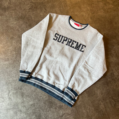 Supreme Felt Shadow Crewneck Heather Grey Taglia L (Usato)