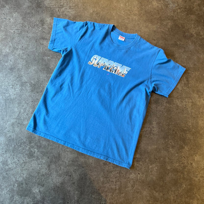 Supreme Gotham Tee Faded Blue Taglia M (Usato)