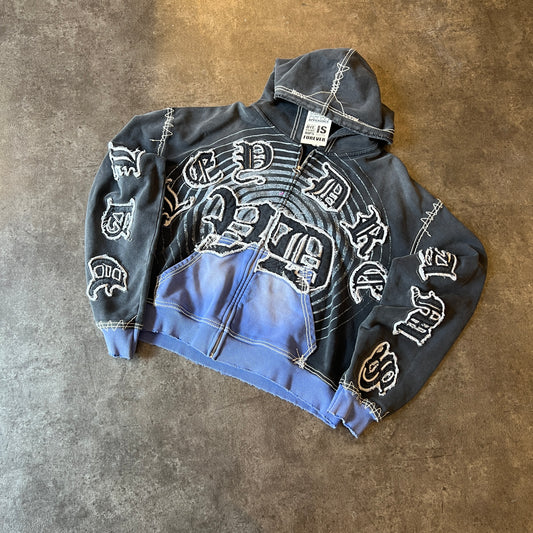 Valley Dream Hypnotiq Zip Hoodie Black Taglia L (Nuovo)