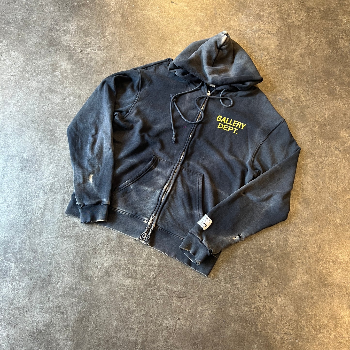 Galley Dept. Zip Hoodie Black Taglia S (Usato)