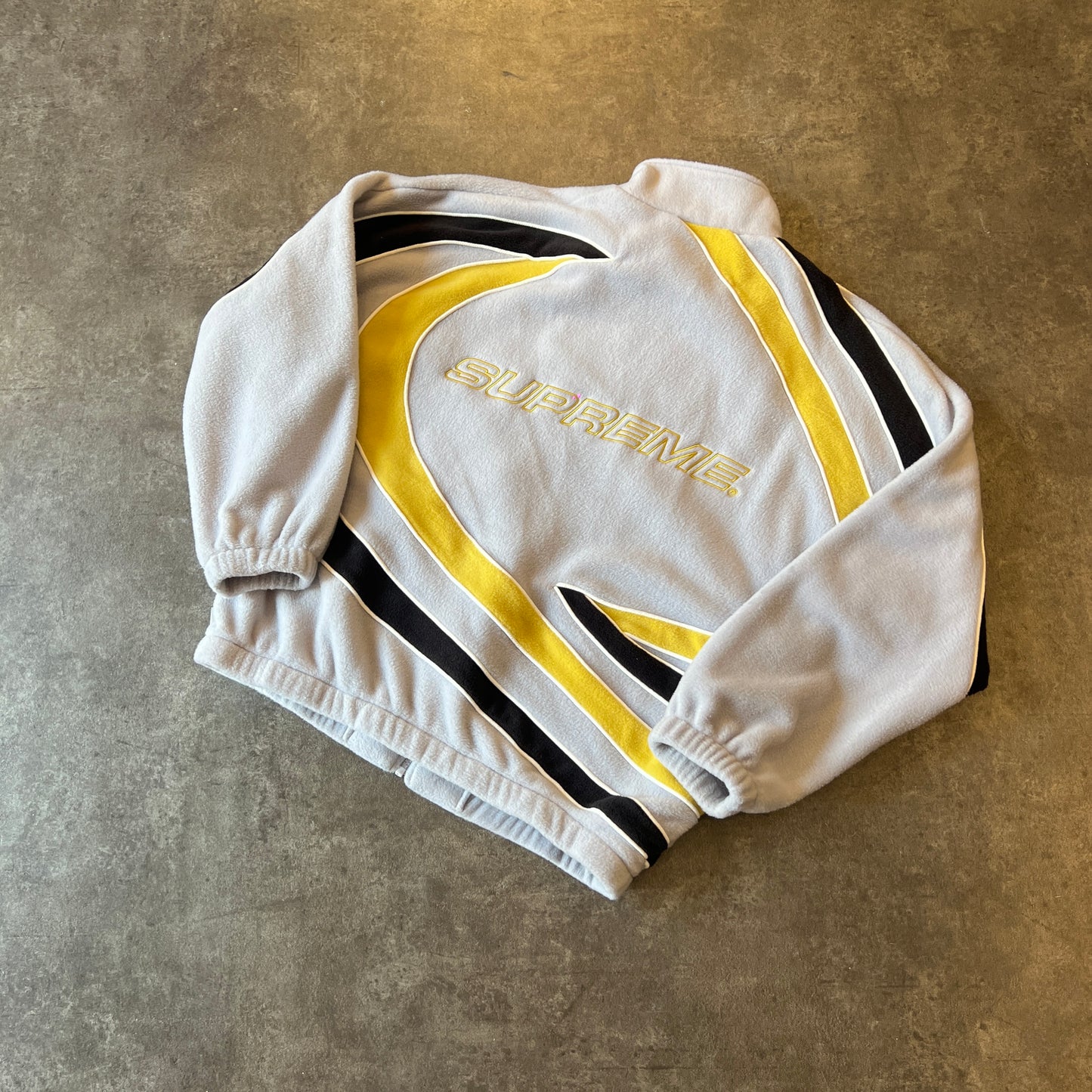Supreme Racing Fleece Jacket Grey Taglia M (Usato)