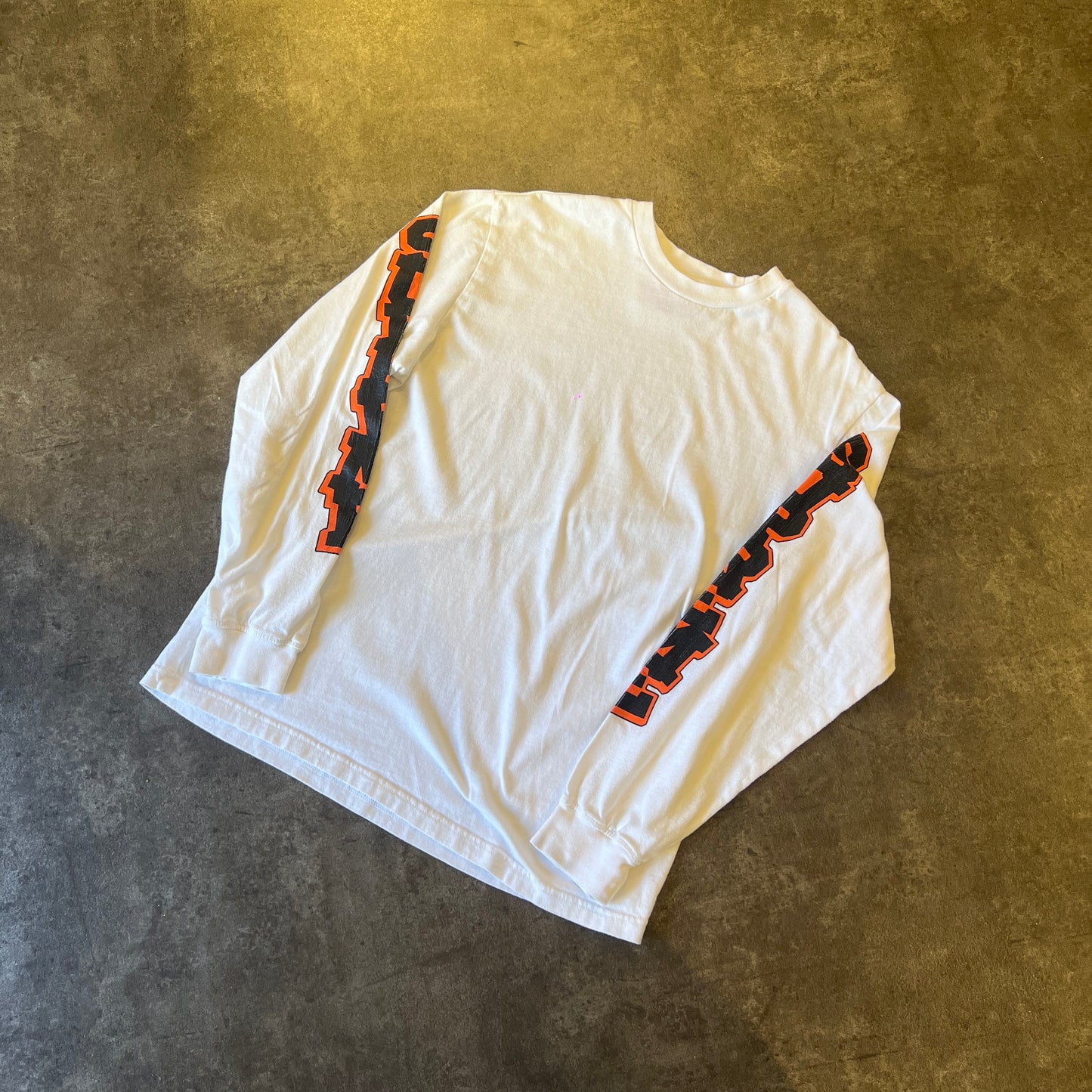 Supreme Cracked Longsleeve Top White Taglia S (Usato)