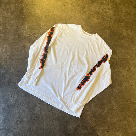 Supreme Cracked Longsleeve Top White Taglia S (Usato)