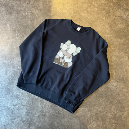 Kaws Uniqlo Crewneck Black (2023) Taglia L (Usato)