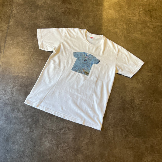 Supreme 30th Anniversary First Tee White Taglia M (Usata)