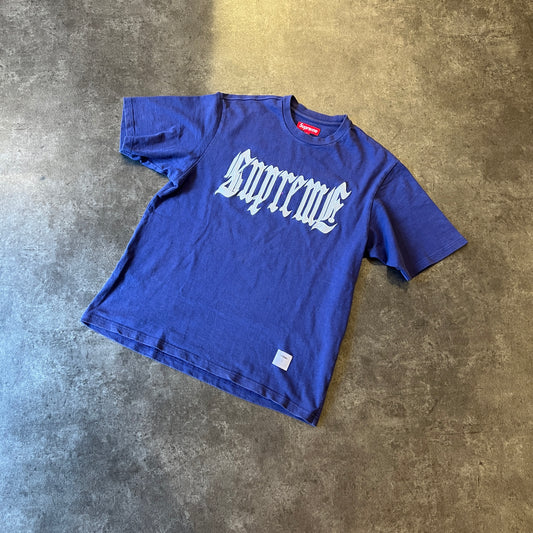 Supreme Old English Washed Navy Taglia S (Usato)