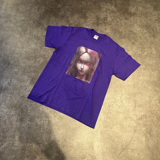 Supreme Red Eyes Tee Purple Taglia M (Usata)